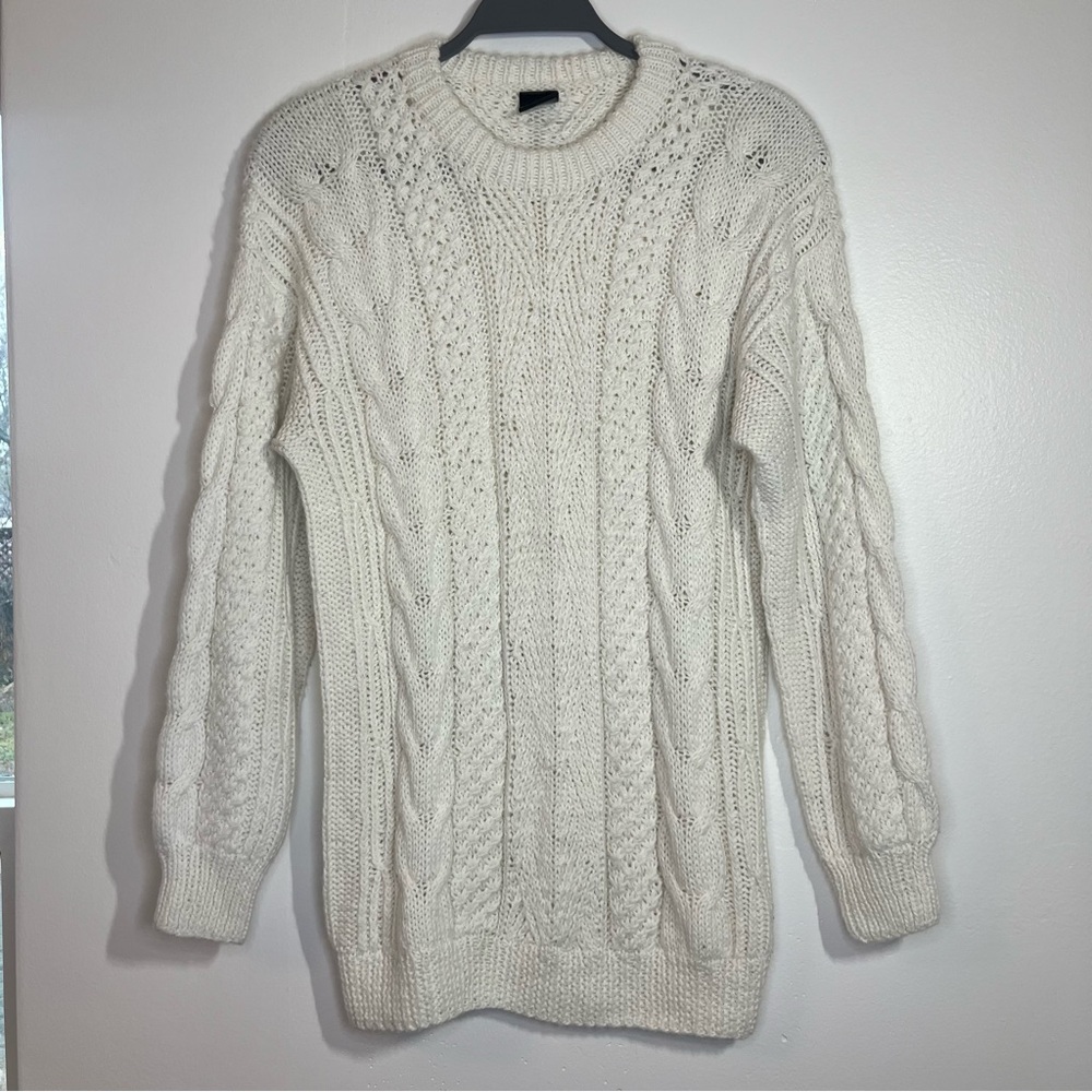 Gamboa Alpaca Cable Knit Sweater | Cream | Unisex
